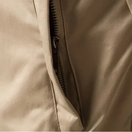 Men's Classic Bomber Jacket – Ribbed Trims
