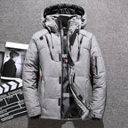 Men's Slim-Fit Hooded Down Winter Jacket