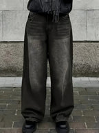 Men's Baggy Streetwear Jeans – Relaxed Wide-Leg Denim