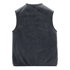 Men's Fleece-Lined Winter Vest – Warm Sleeveless Zip-Up Layer