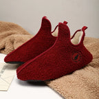 Men's Soft Cotton-Lined Winter Slippers – Warm Non-Slip Indoor House Shoes