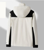 Men's Hooded Outdoor Jacket – Wind-Resistant Zip-Up Coat