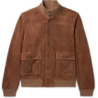 Men's Vintage Utility Jacket – Slim-Fit Button-Front Jacket