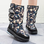 Men's Waterproof Mid-Calf Snow Boots – Insulated Anti-Slip Winter Boots