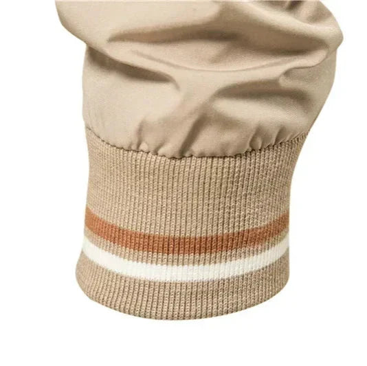 Men's Classic Bomber Jacket – Ribbed Trims