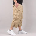 Men's Long Cargo Shorts – Multi-Pocket Utility Style