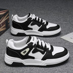 Men's Breathable Low-Top Sneakers – Casual Lace-Up Everyday Trainers