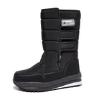 Men's Waterproof Mid-Calf Snow Boots – Insulated Anti-Slip Winter Boots