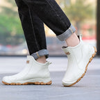 Men's Waterproof Slip-On Rain Boots – Outdoor Rubber Boots
