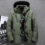 Men's Slim-Fit Hooded Down Winter Jacket