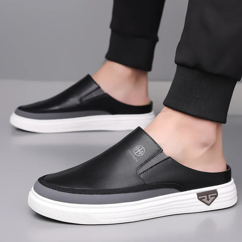 Men's Casual Slip-On Shoes – Backless Everyday Shoes