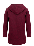 Men's Longline Zip-Up Hoodie – Relaxed Hooded Sweatshirt Jacket