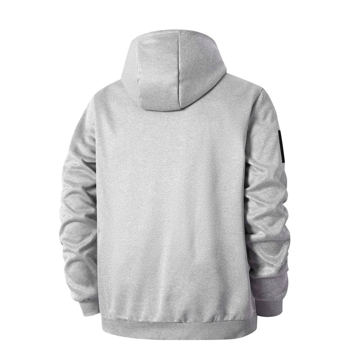 Men's Sherpa-Lined Hooded Fleece Jacket – Thick Zip-Up Winter Outerwear