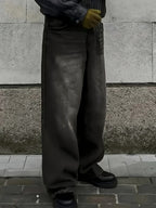 Men's Baggy Streetwear Jeans – Relaxed Wide-Leg Denim