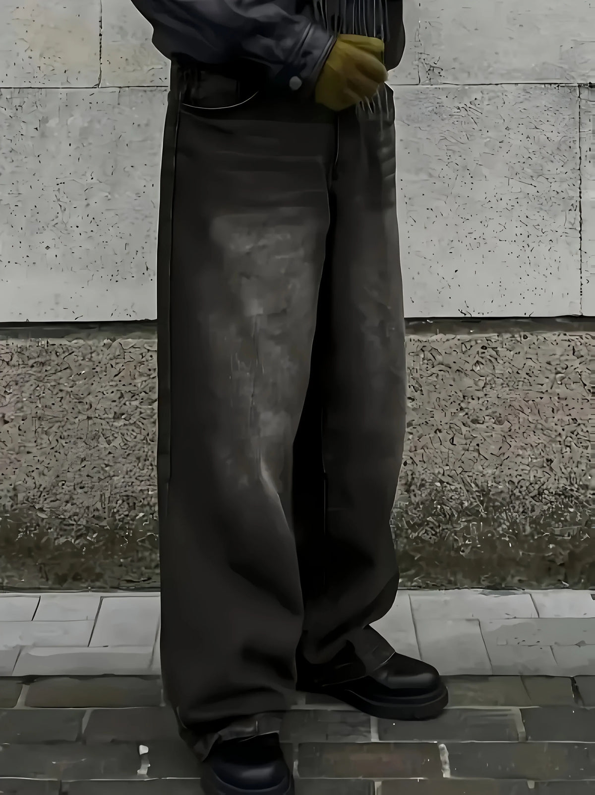 Men's Baggy Streetwear Jeans – Relaxed Wide-Leg Denim