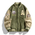 Men's Embroidered Varsity Jacket – Relaxed College Layer