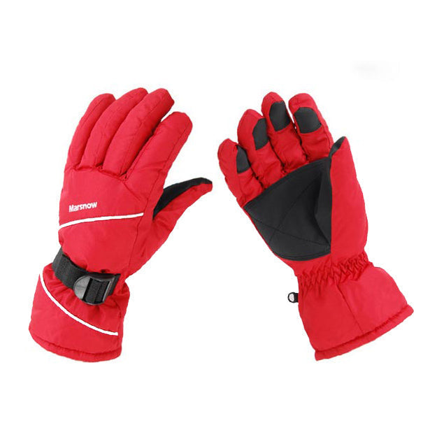 Men's Waterproof Insulated Ski Gloves – Windproof Anti-Slip Winter Cycling