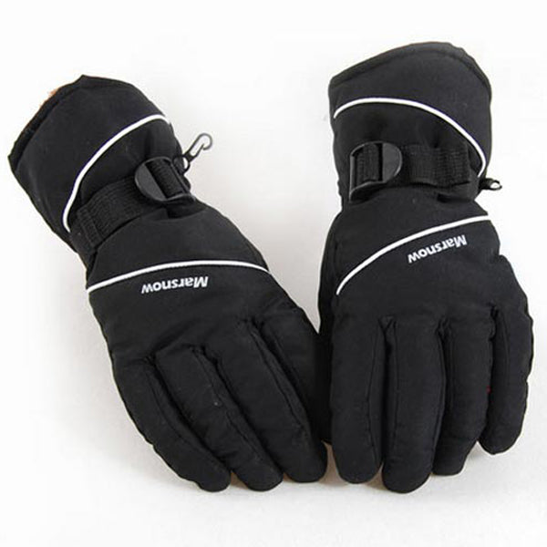 Men's Waterproof Insulated Ski Gloves – Windproof Anti-Slip Winter Cycling