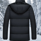 Men's Fleece-Lined Hooded Winter Parka – Warm Utility Layer