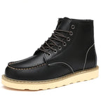 Men's faux fur-Lined leather-look Snow Boots