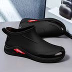 Men's Waterproof Winter Rain Boots – Cotton-Lined Anti-Slip Outdoor Shoes