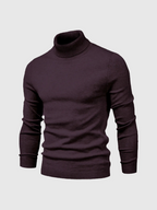 Men's Fine-Knit Turtleneck Sweater – Soft Slim-Fit Long-Sleeve Knitwear