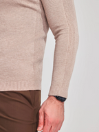 Men's Fine-Knit Turtleneck Sweater – Soft Slim-Fit Long-Sleeve Knitwear
