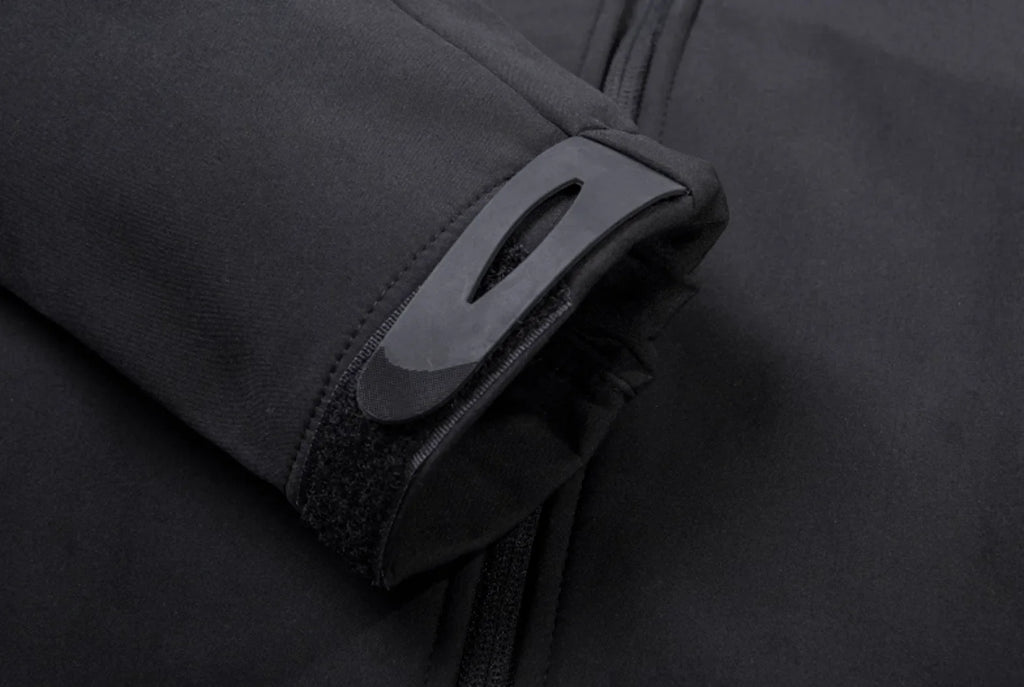 Men's Parka with Hood and Zip Pockets