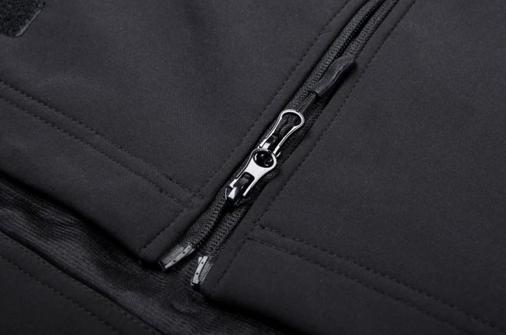Men's Parka with Hood and Zip Pockets