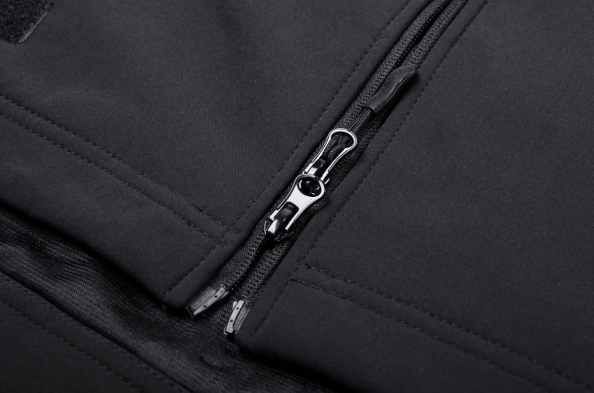Men's Parka with Hood and Zip Pockets