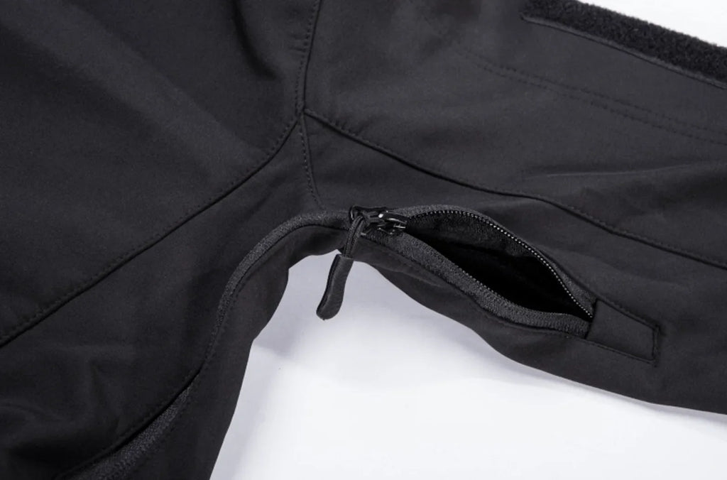 Men's Parka with Hood and Zip Pockets