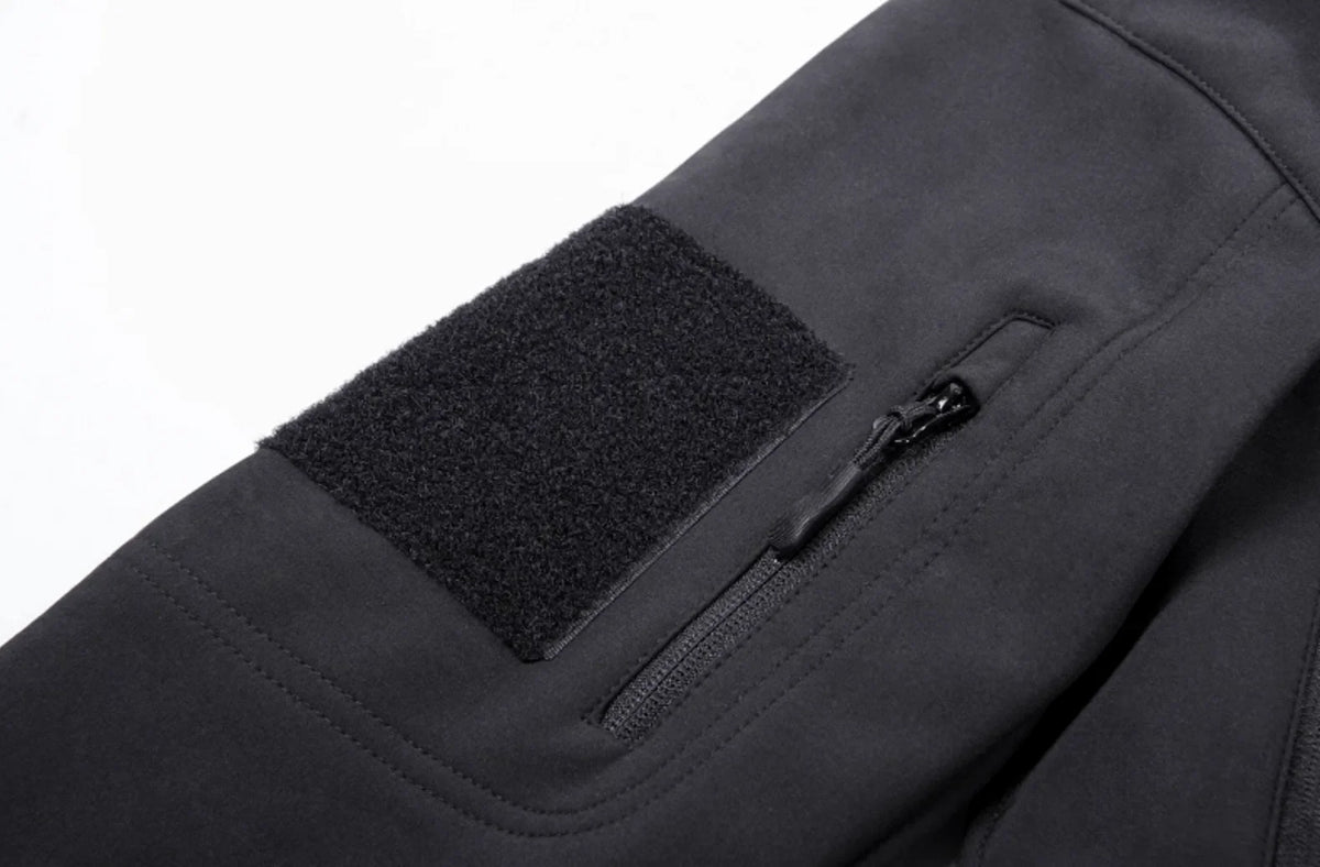 Men's Parka with Hood and Zip Pockets