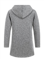 Men's Longline Zip-Up Hoodie – Relaxed Hooded Sweatshirt Jacket