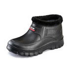 Men's Waterproof EVA Snow Boots – Lightweight Warm-Lined Slip-On Winter