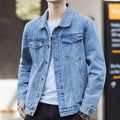 Men's Relaxed Denim Trucker Jacket – Casual Button-Front Layer