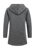 Men's Longline Zip-Up Hoodie – Relaxed Hooded Sweatshirt Jacket