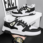 Men's Breathable Low-Top Sneakers – Casual Lace-Up Everyday Trainers