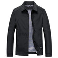 Men's Lightweight Collared Rain Jacket – Waterproof Outerwear