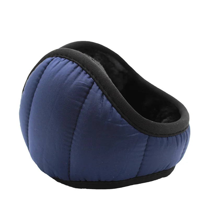 Men's Foldable Plush Winter Earmuffs – Windproof Water-Resistant Ear