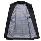 Men's Lightweight Collared Rain Jacket – Waterproof Outerwear