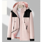 Men's Hooded Outdoor Jacket – Wind-Resistant Zip-Up Coat