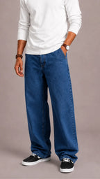 Men's Loose-fit Jeans Five-pocket – Style 4