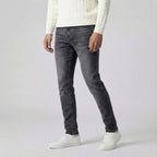 Men's Slim Fit Light Wash Stretch Jeans