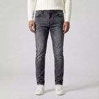 Men's Slim Fit Light Wash Stretch Jeans