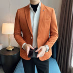 Men's Slim Fit Blazer – Clean Single-Button