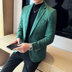 Men's Slim Fit Blazer – Clean Single-Button