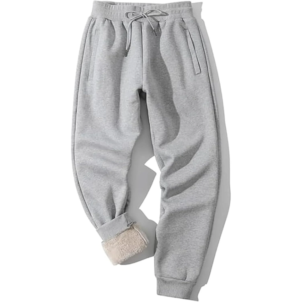 Men's Fleece-Lined Joggers – Relaxed-Fit Thermal Sweatpants