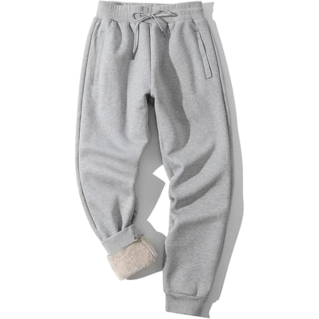 Men's Fleece-Lined Joggers – Relaxed-Fit Thermal Sweatpants
