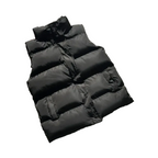 Men's Quilted Puffer Vest – High-Collar Weather-Resistant Bodywarmer