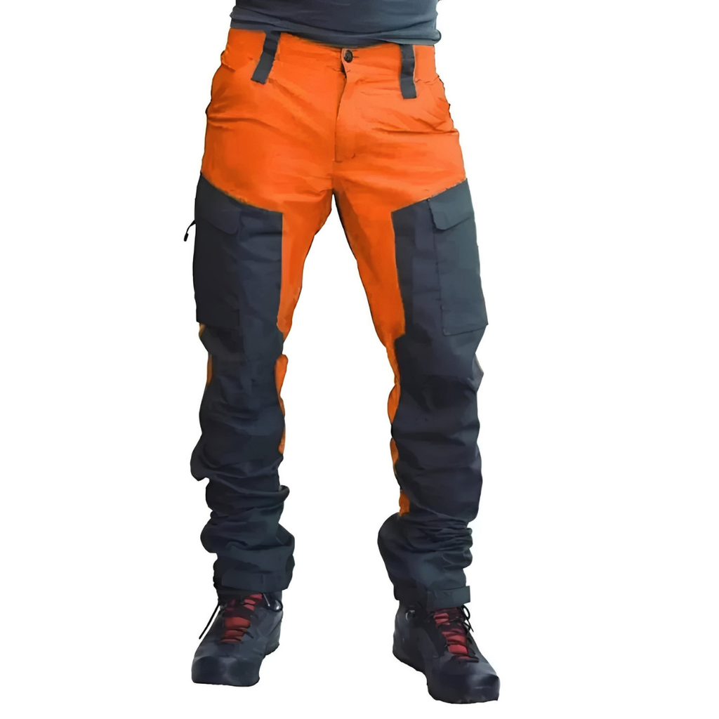 Men's Weather-Resistant Cargo Work Trousers